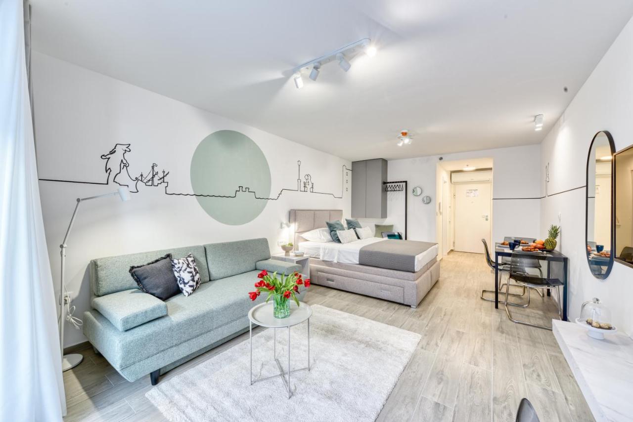 Hica Apartments La Linea Studio Apt With Balcony Dubrovnik Bagian luar foto